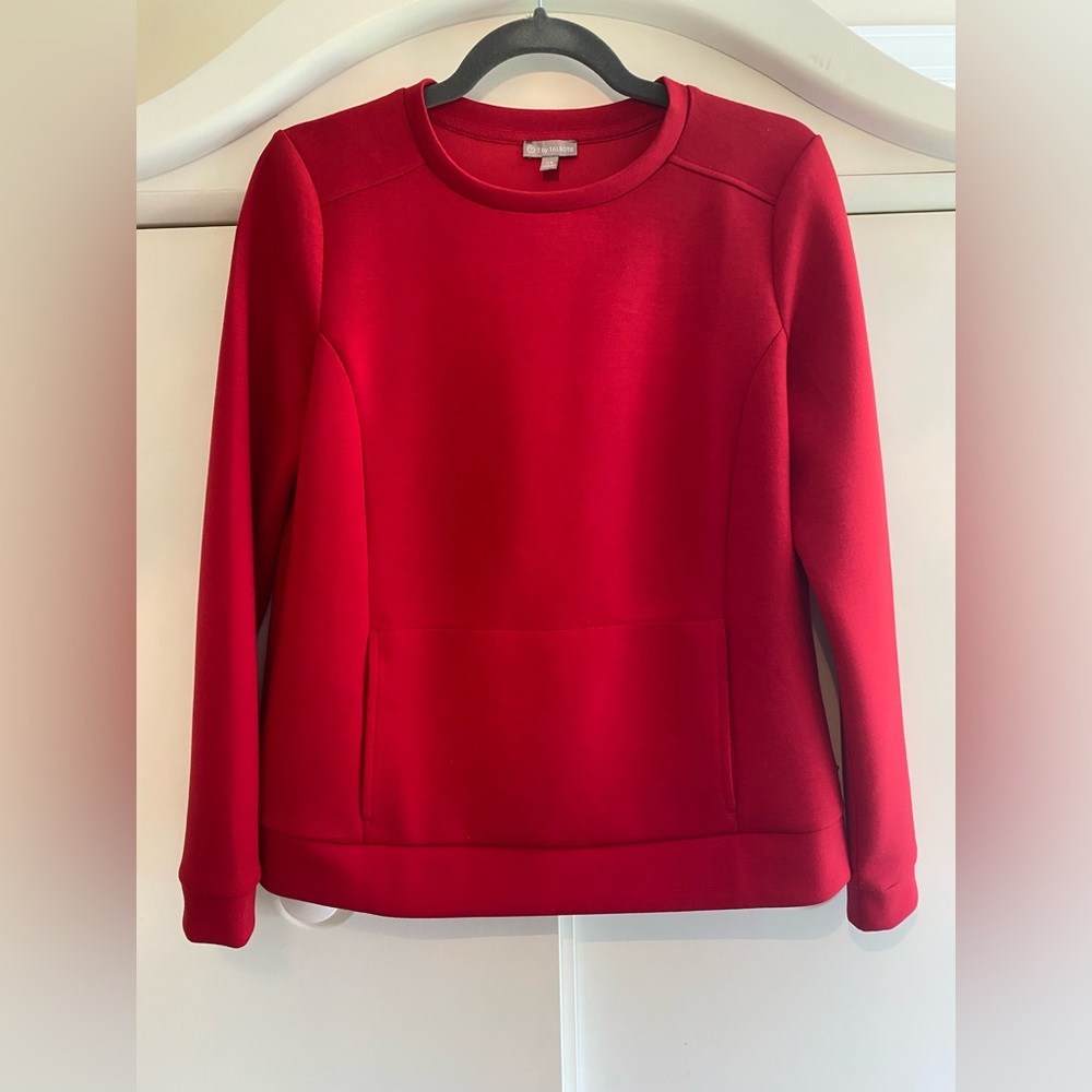 Talbots Scarlet Red Top XS pullover